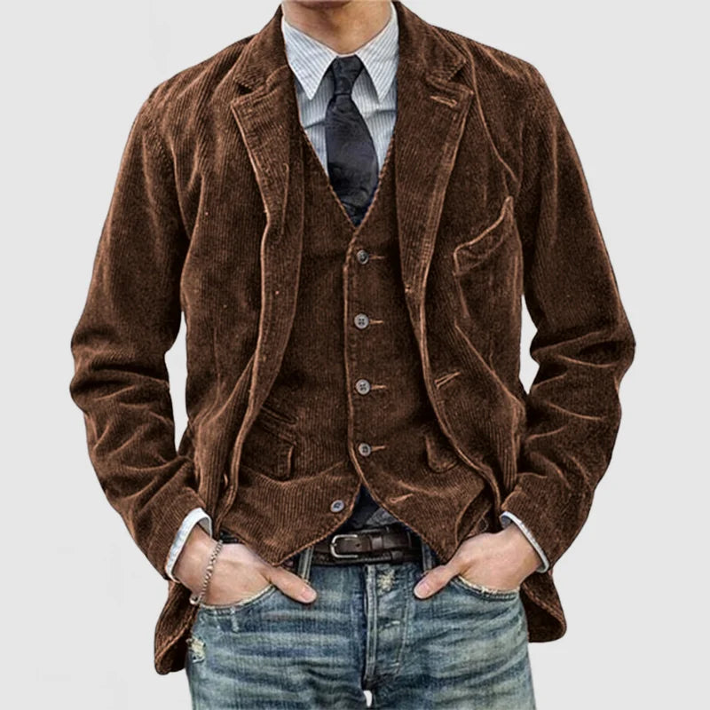 Florian - Blazer und Weste aus Kord