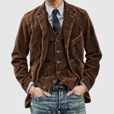 Florian - Blazer und Weste aus Kord