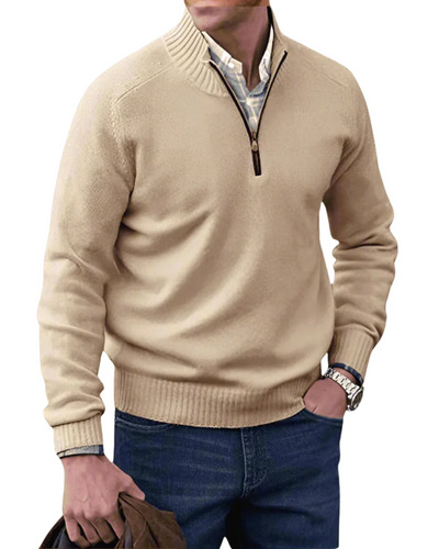 Entspanntes Zip-Up Sweatshirt
