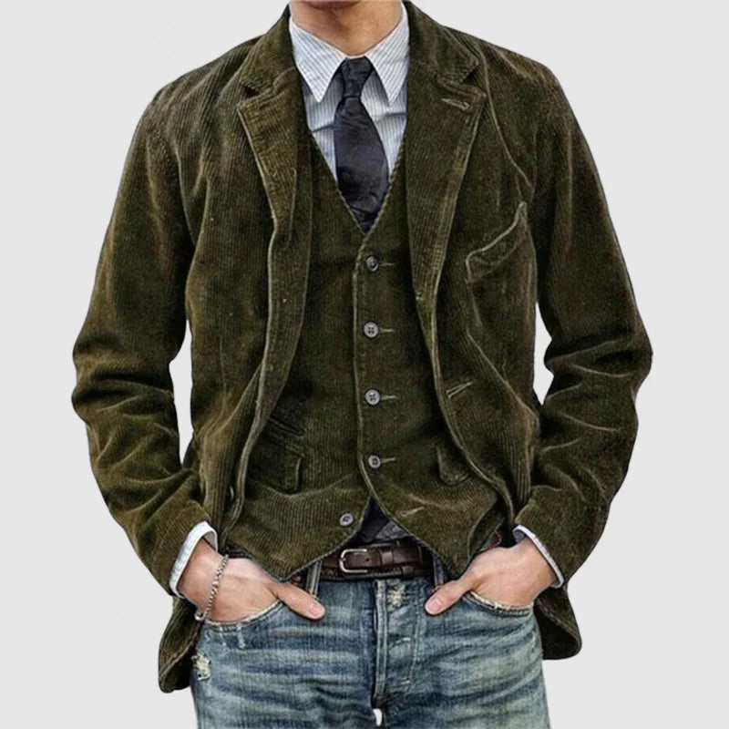 Florian - Blazer und Weste aus Kord