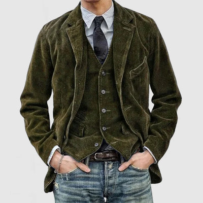 Florian - Blazer und Weste aus Kord