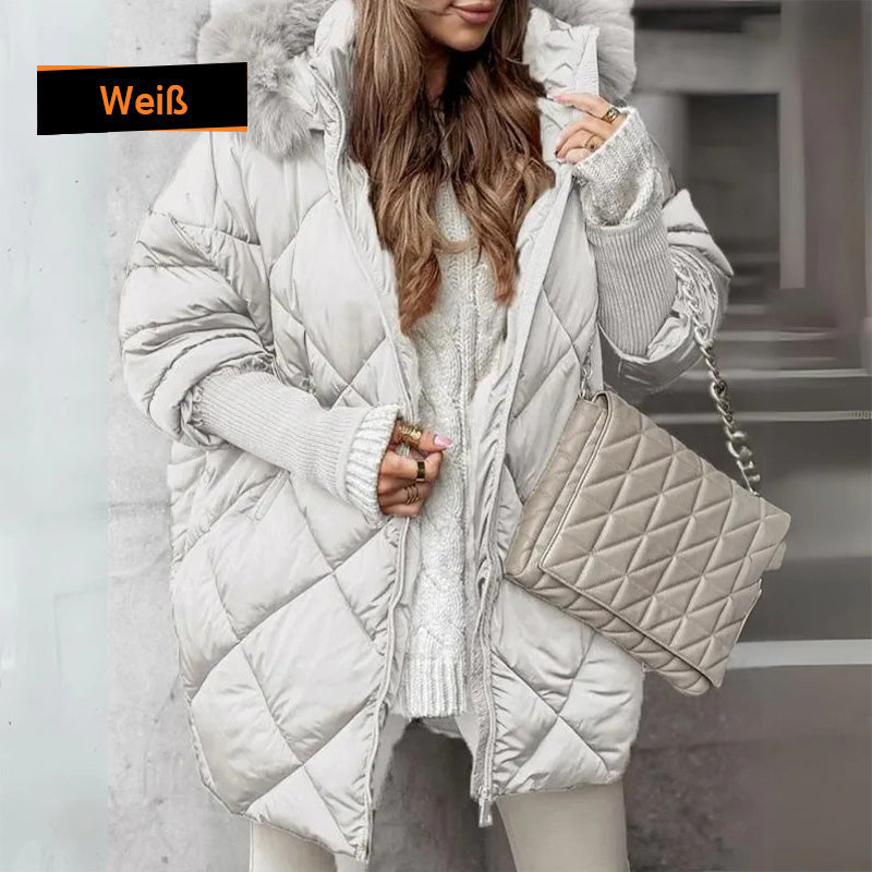 Susi - ❄️Winterschlussverkauf❄️Damen Midi-Parka mit Strickärmeln✈️Kostenloser Versand✈️
