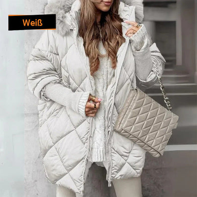 Susi - ❄️Winterschlussverkauf❄️Damen Midi-Parka mit Strickärmeln✈️Kostenloser Versand✈️