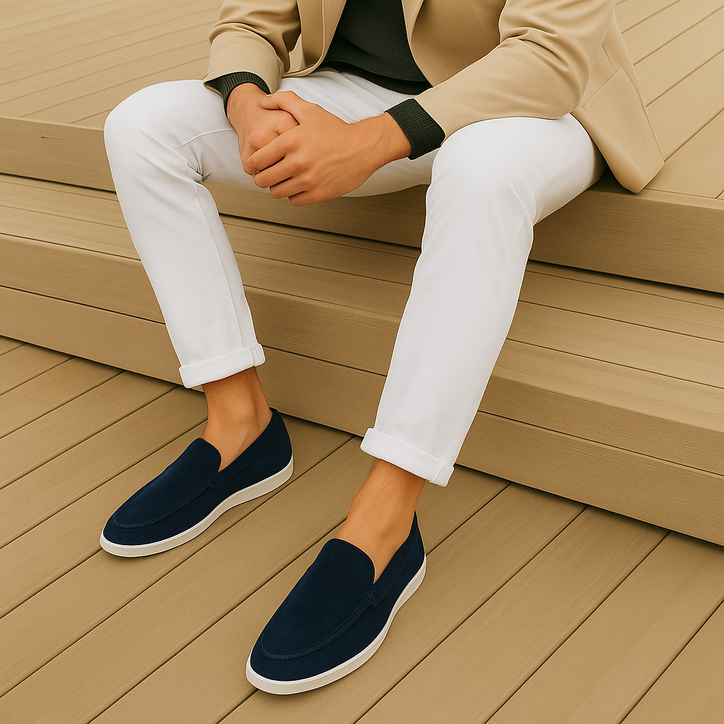milan - elegante wildleder loafers