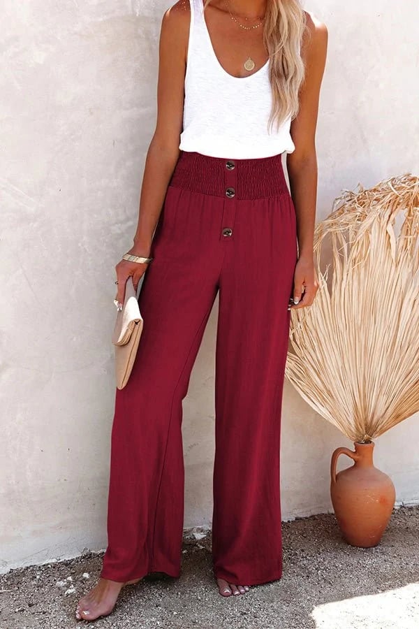Mildred - Bequeme Hose mit hoher Taille