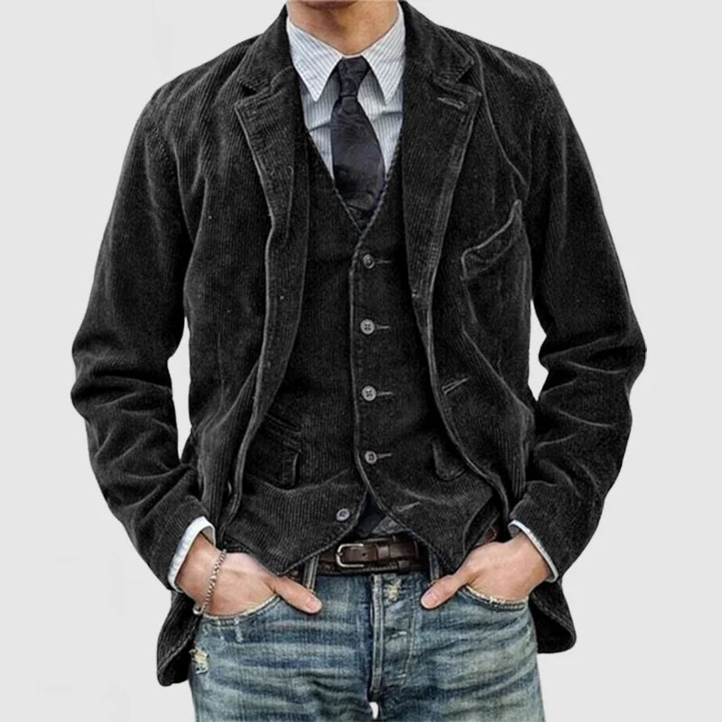 Florian - Blazer und Weste aus Kord