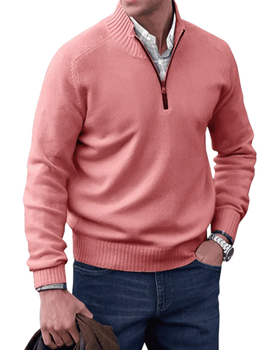 Entspanntes Zip-Up Sweatshirt
