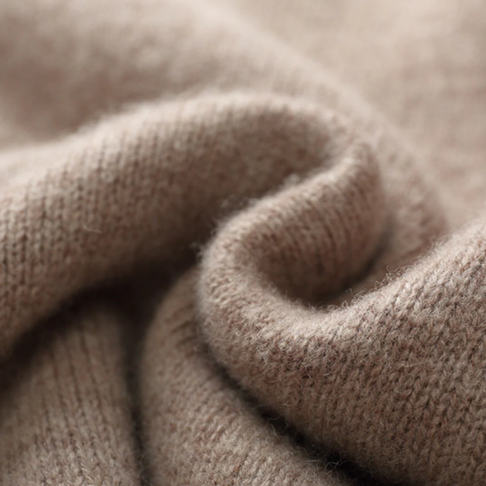 Taranto - Woll Pullover mit Reißverschluss