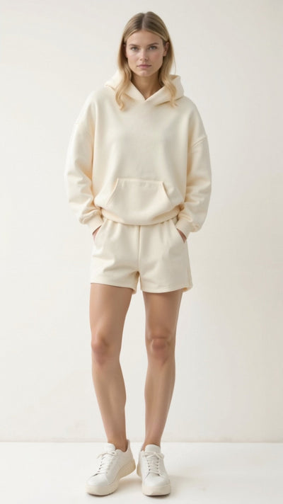 Abigail Bestickter Kapuzenpullover
