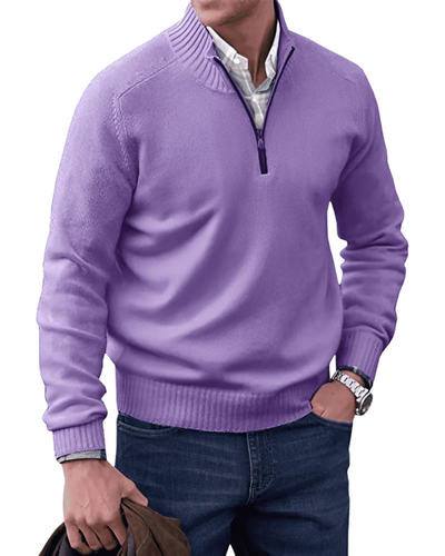 Entspanntes Zip-Up Sweatshirt