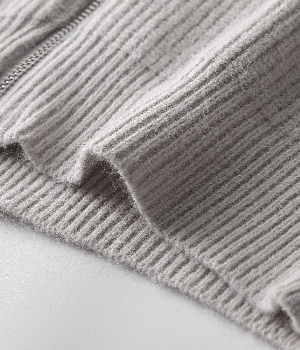 Sorrento Woll Zip Cardigan