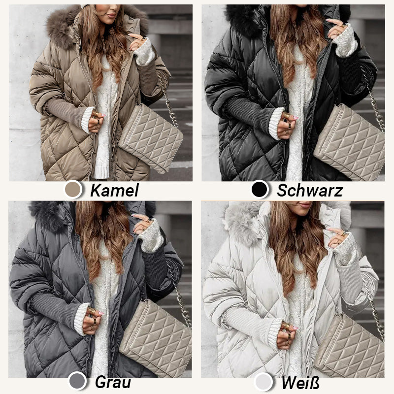 Susi - ❄️Winterschlussverkauf❄️Damen Midi-Parka mit Strickärmeln✈️Kostenloser Versand✈️
