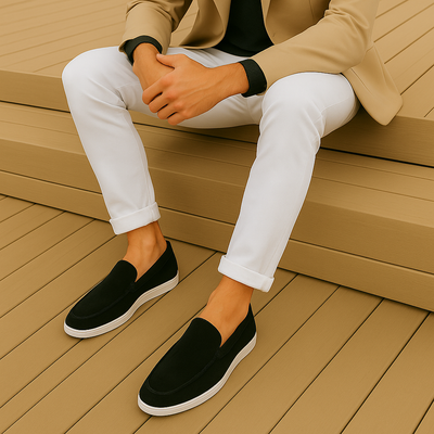 milan - elegante wildleder loafers