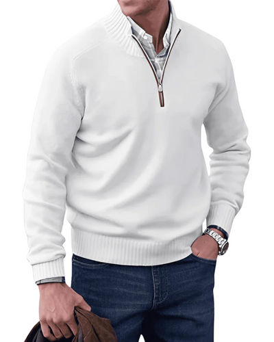 Entspanntes Zip-Up Sweatshirt
