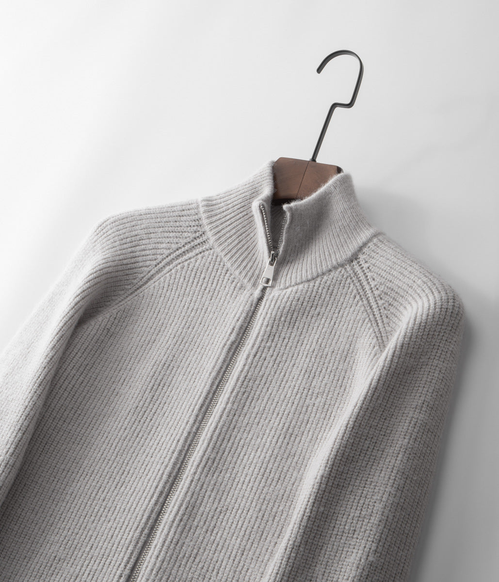 Sorrento Woll Zip Cardigan