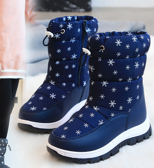 Snow - Hochwertiger, rutschfester und wasserdichter Schneestiefel aus Kunstfell für Damen