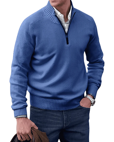 Entspanntes Zip-Up Sweatshirt