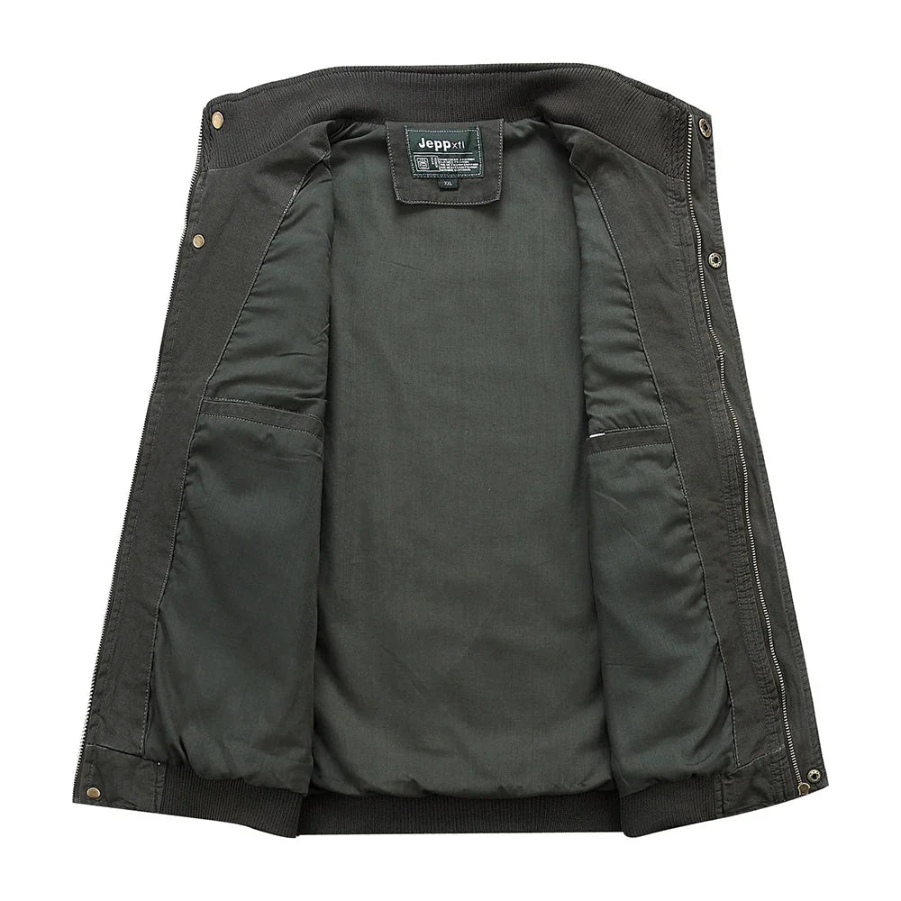 Matteo - Vintage-Weste mit mehreren Taschen