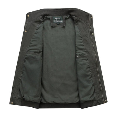 Matteo - Vintage-Weste mit mehreren Taschen
