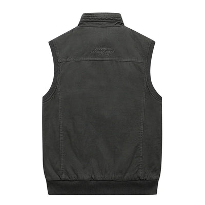 Matteo - Vintage-Weste mit mehreren Taschen