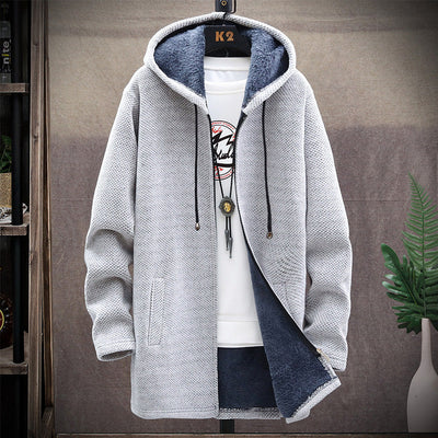 Marcel - Warme Strickjacke mit Reißverschluss