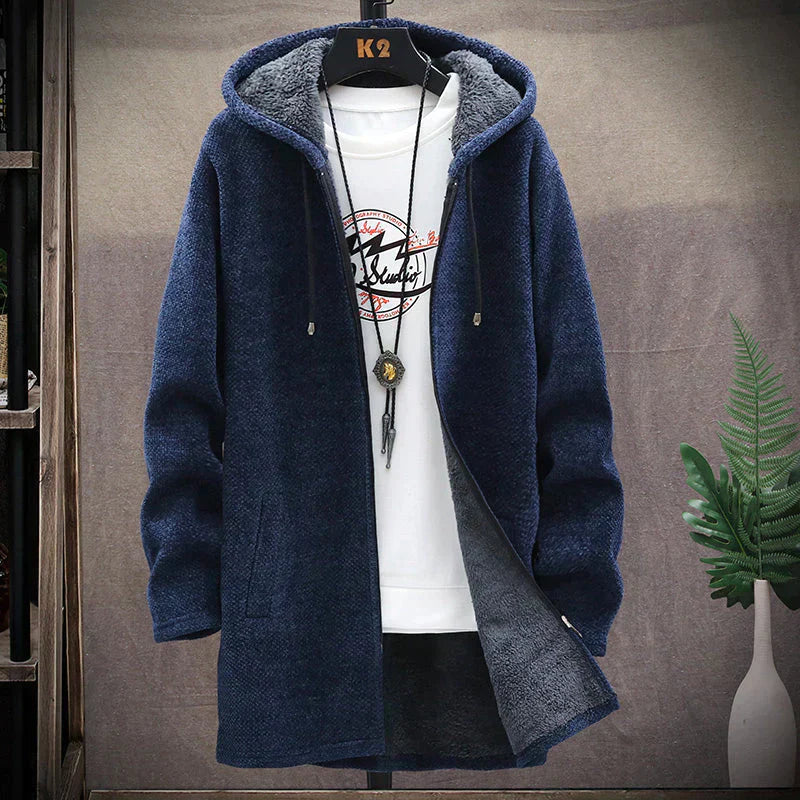 Marcel - Warme Strickjacke mit Reißverschluss