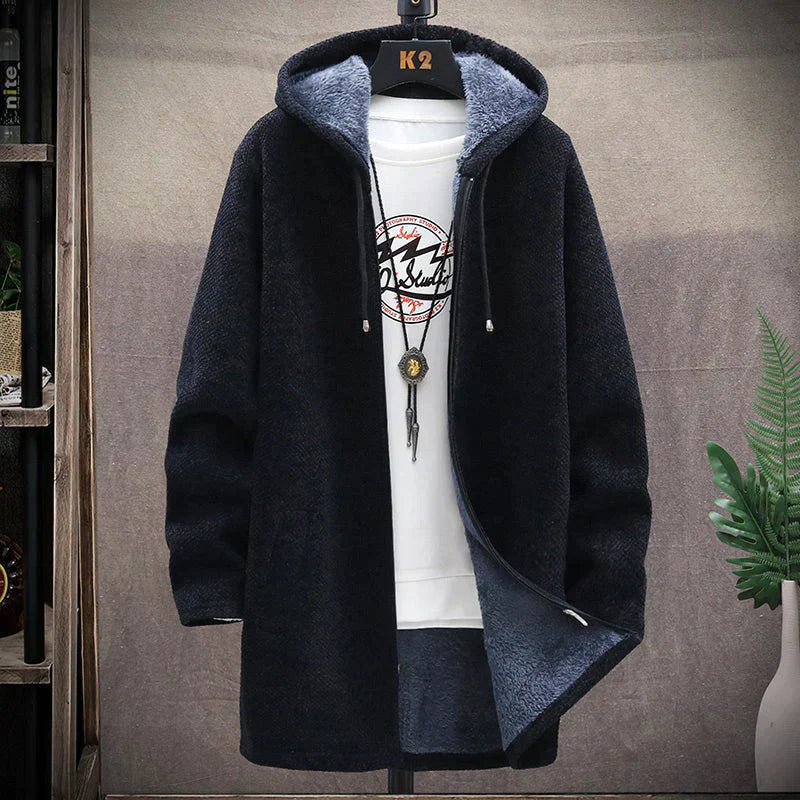 Marcel - Warme Strickjacke mit Reißverschluss