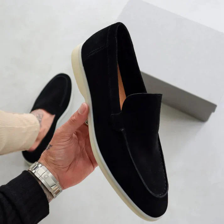 Elegante Mokassins aus Wildleder