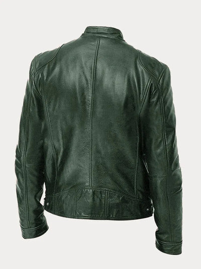 Simon - Lässige Lederjacke Zeitloses Design und Komfort