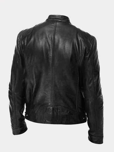 Simon - Lässige Lederjacke Zeitloses Design und Komfort