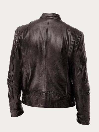 Simon - Lässige Lederjacke Zeitloses Design und Komfort