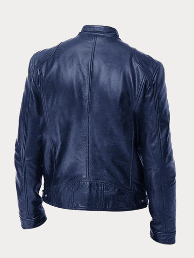 Simon - Lässige Lederjacke Zeitloses Design und Komfort