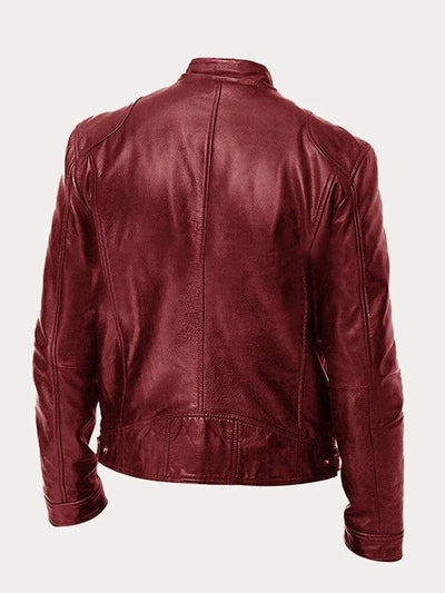 Simon - Lässige Lederjacke Zeitloses Design und Komfort