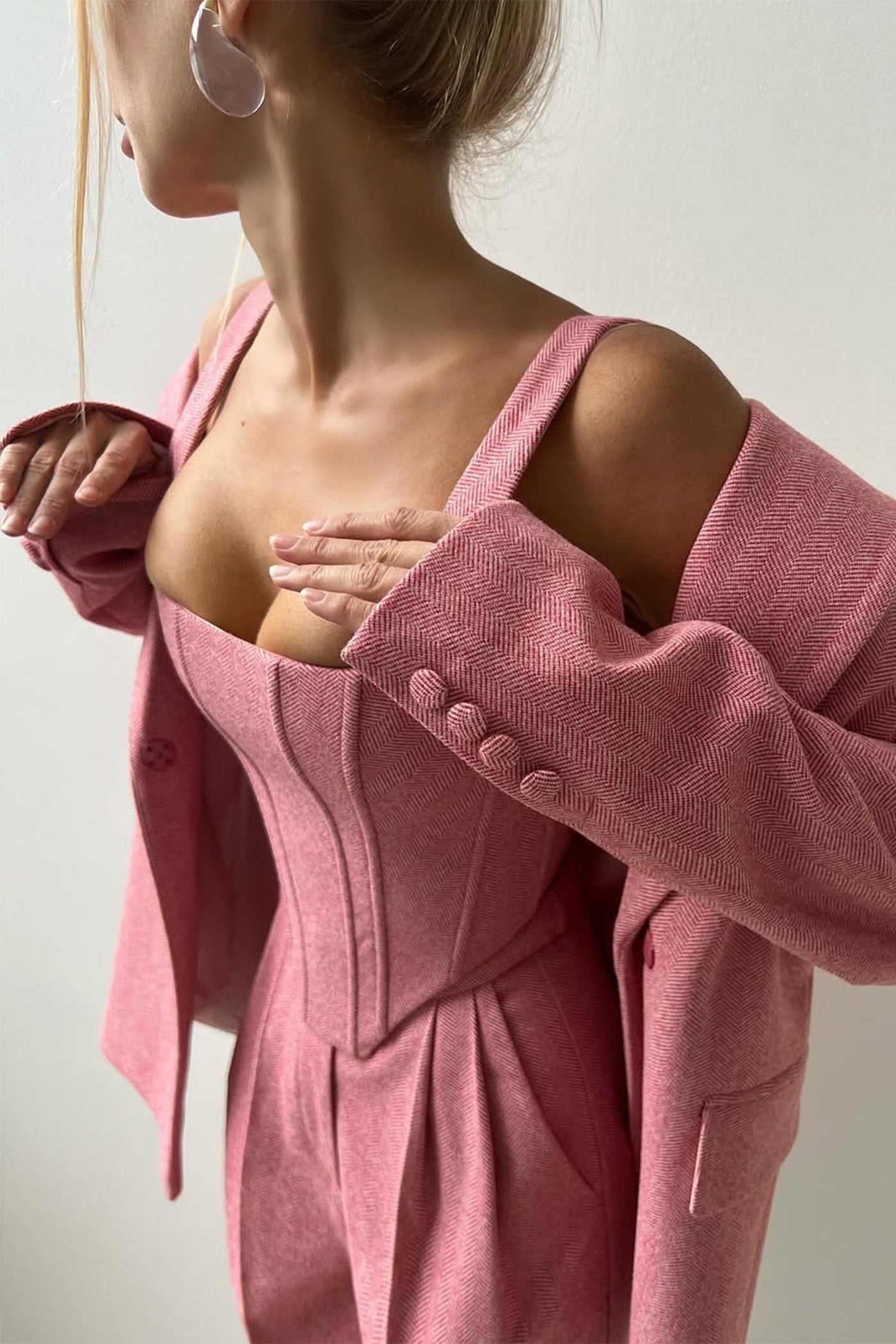 Nora - Dreiteiliges Set mit doppelreihigem Blazer
