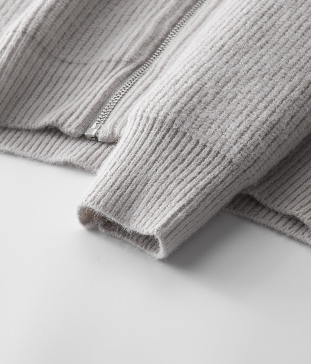 Sorrento Woll Zip Cardigan