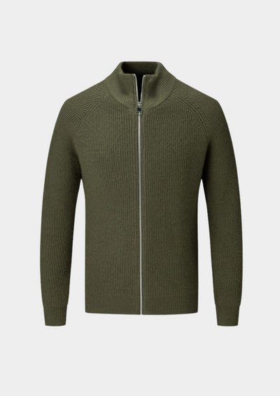 Sorrento Woll Zip Cardigan
