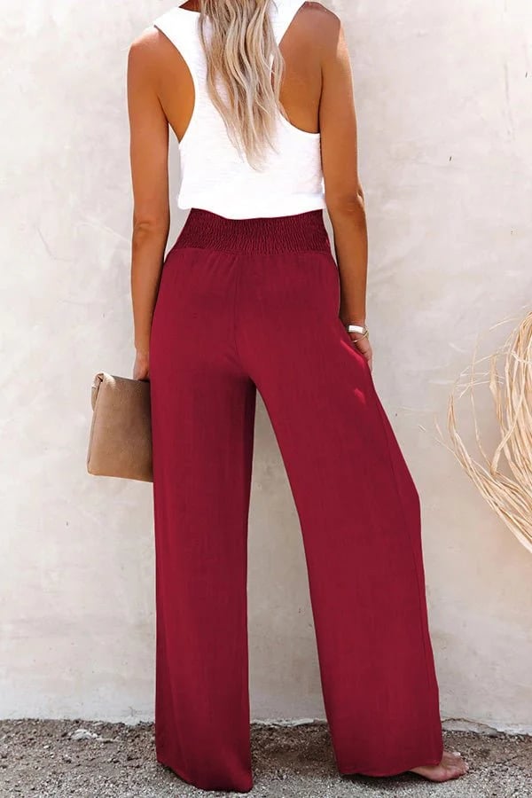 Mildred - Bequeme Hose mit hoher Taille