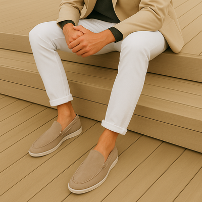 milan - elegante wildleder loafers