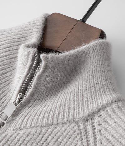 Sorrento Woll Zip Cardigan