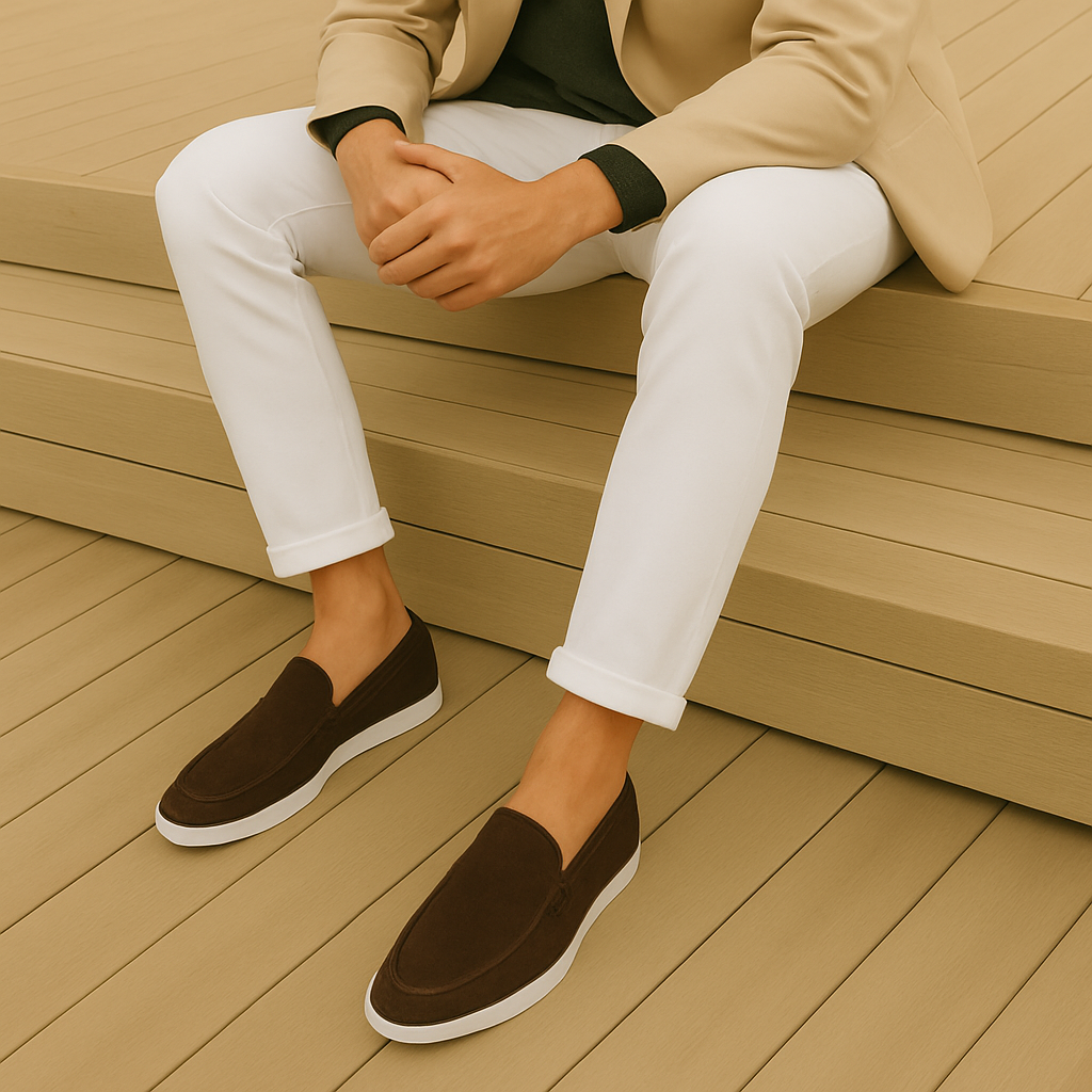 milan - elegante wildleder loafers