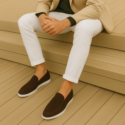 milan - elegante wildleder loafers
