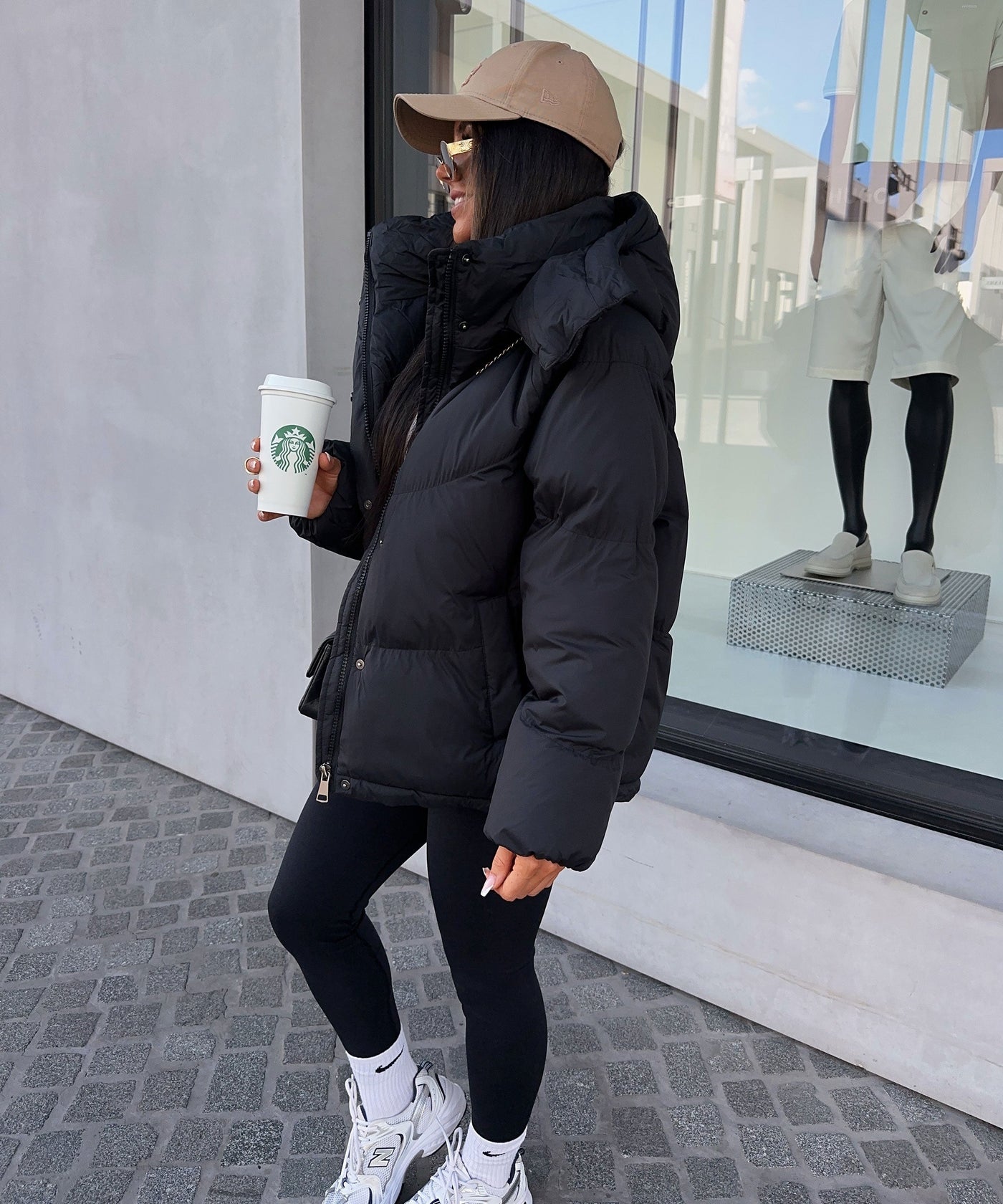 Pufferjacke Fina Schwarz