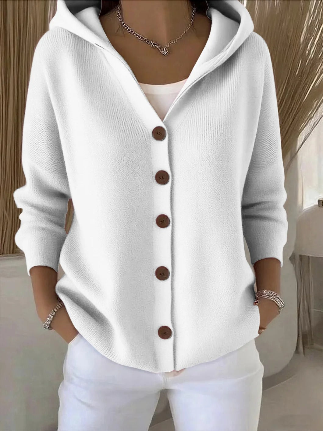 Fleur™ | Elegantes Langarmstrickjacke