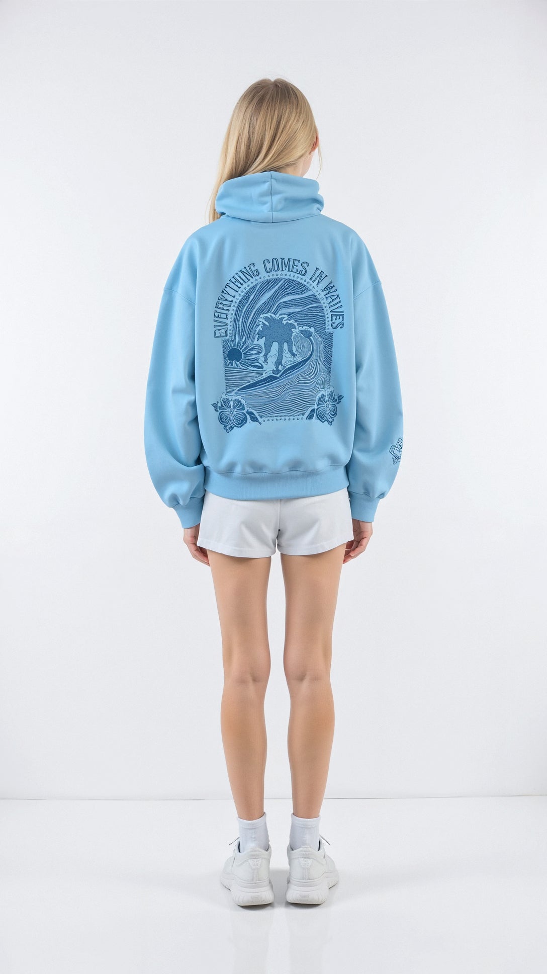 Abigail Bestickter Kapuzenpullover