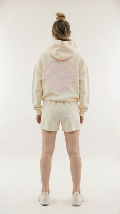 Abigail Bestickter Kapuzenpullover