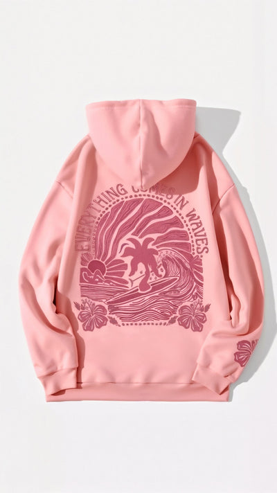 Abigail Bestickter Kapuzenpullover