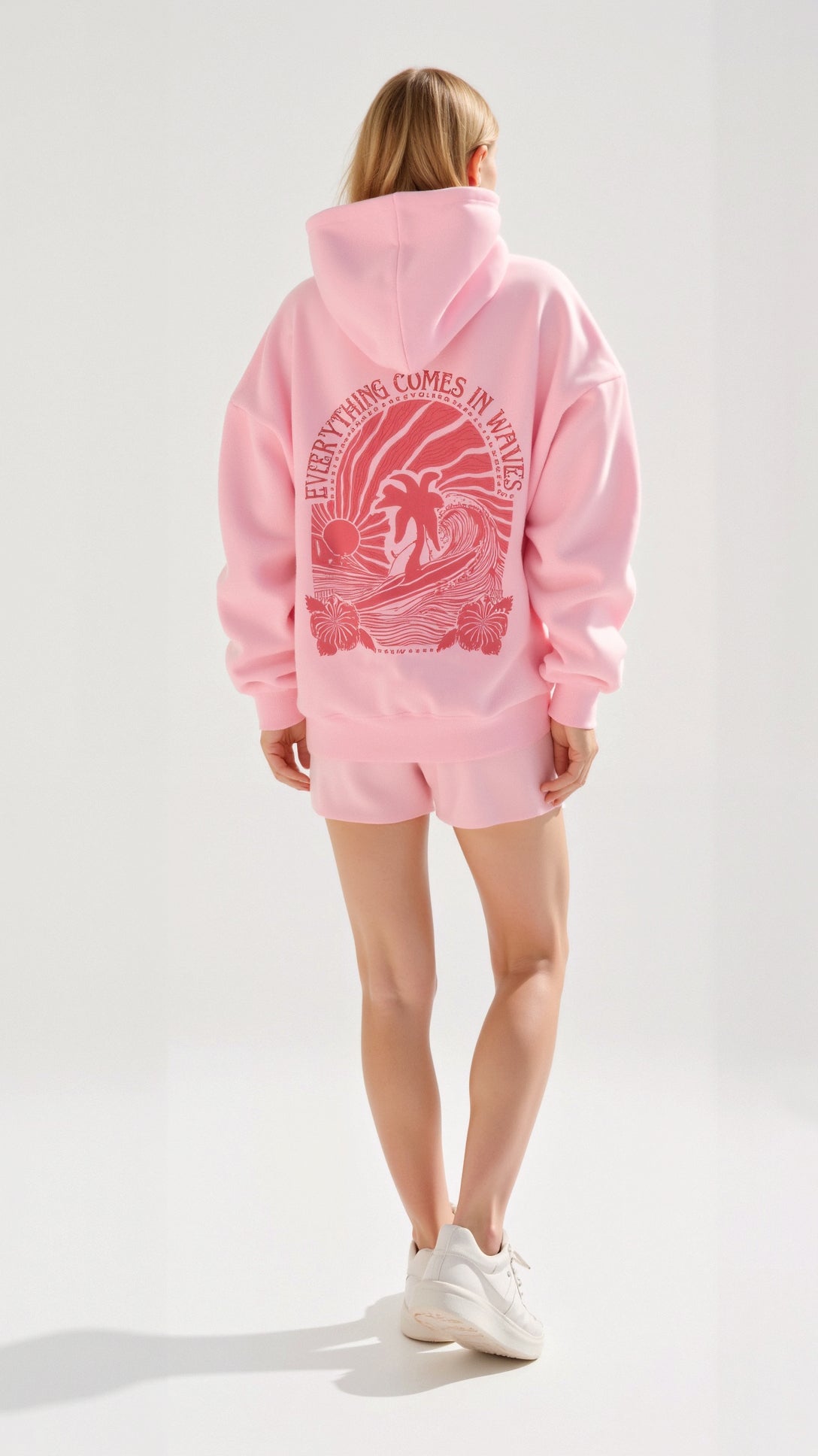 Abigail Bestickter Kapuzenpullover