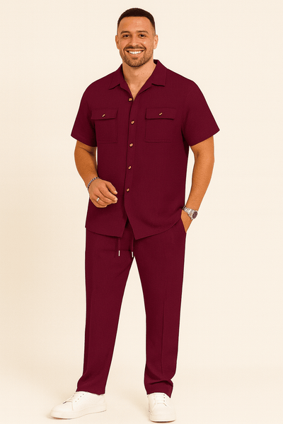 Ali Freizeit-Set mit Brusttaschen und Hose