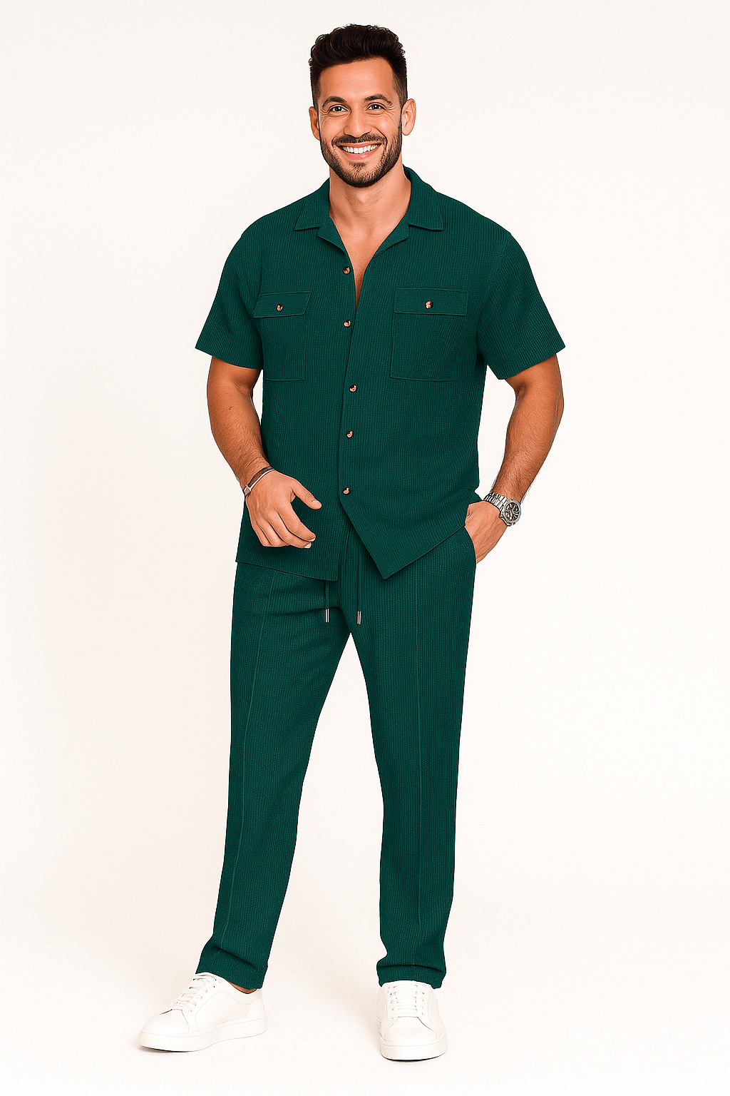 Ali Freizeit-Set mit Brusttaschen und Hose