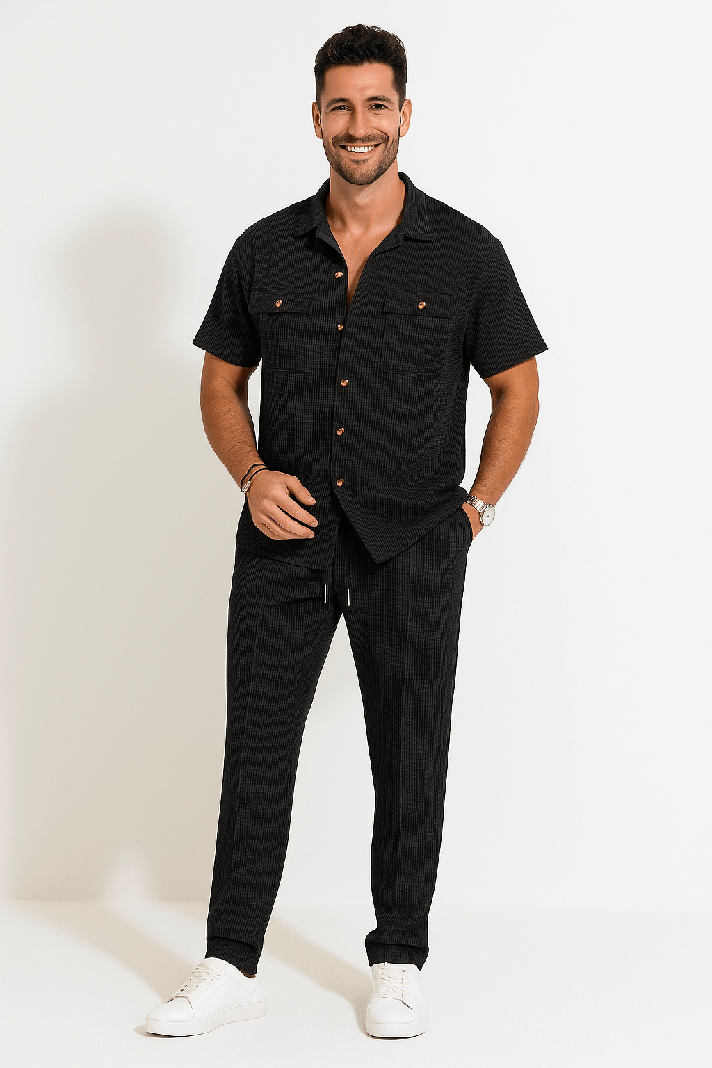 Ali Freizeit-Set mit Brusttaschen und Hose